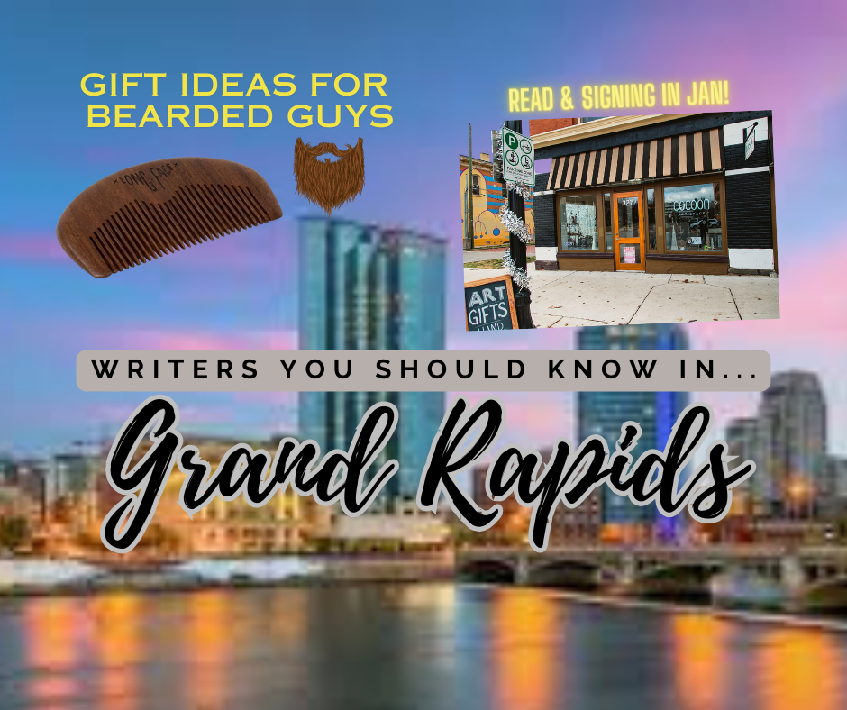 Bookstores, Beards, Book Signings, & 4 Grand Rapids Writers